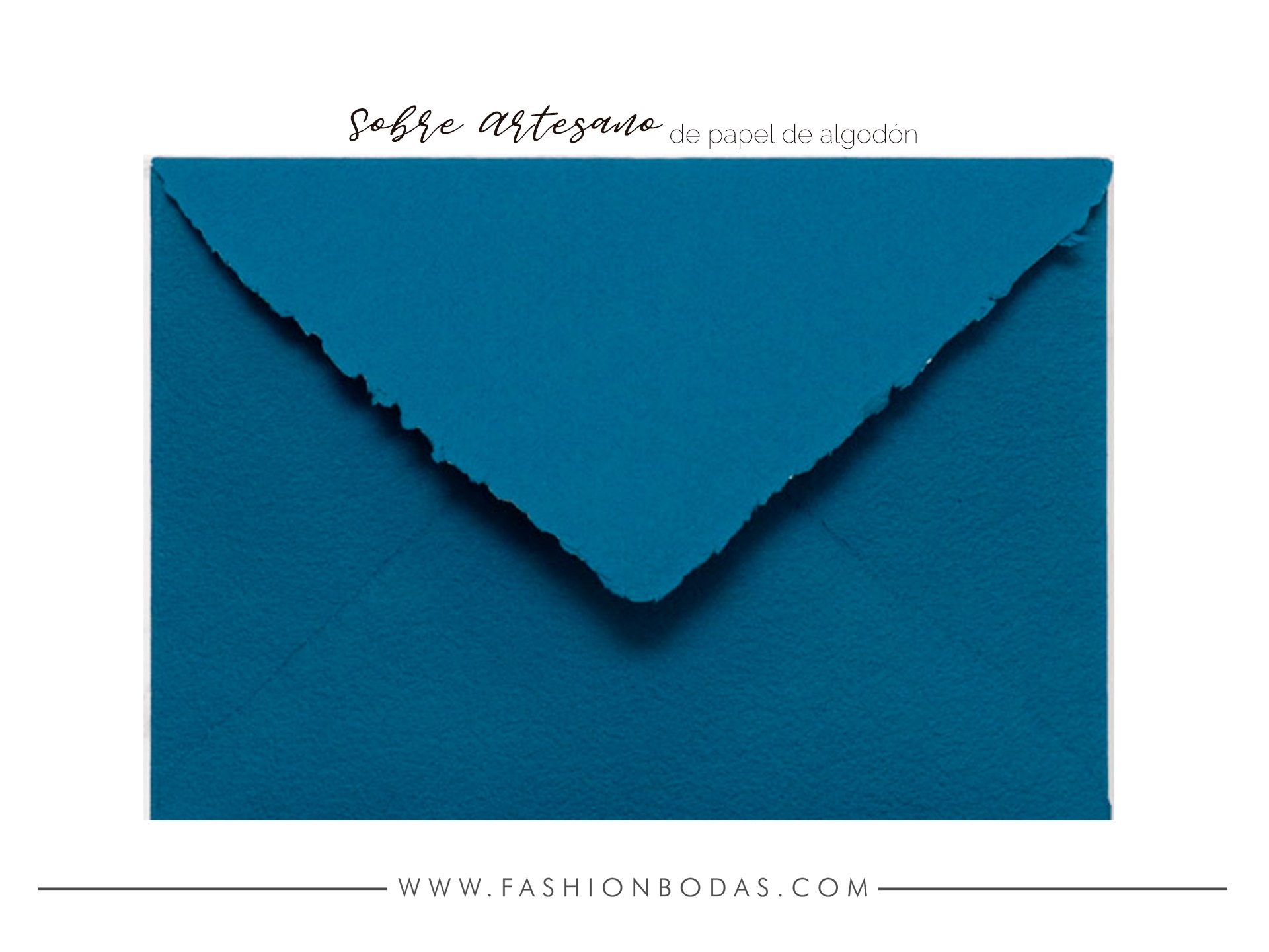 Sobres para invitaciones de boda - ARTESANAL AZUL MARINO C5