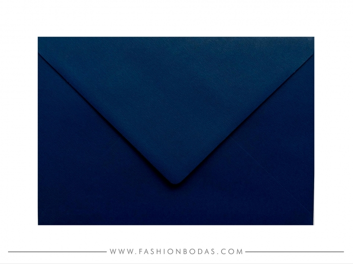 Sobres para invitaciones de boda - VERJURADO MARINO C5 (162x229mm) Sobres para invitaciones de boda - VERJURADO MARINO C5 (162x229mm)
