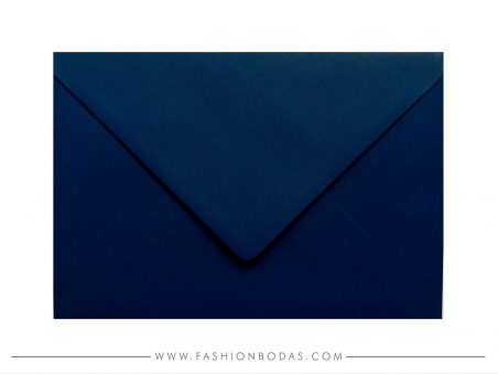 Sobre para invitación de boda VERJURADO AZUL MARINO C5  (162x229mm)