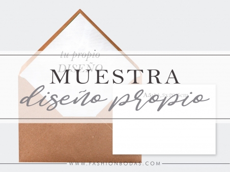 MUESTRA INVITACIÓN DE BODA DISEÑO PROPIO
