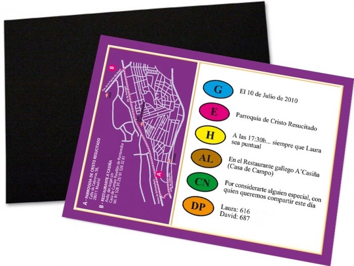 Invitación de boda - TRIVIAL WEDDING Invitación de boda - TRIVIAL WEDDING