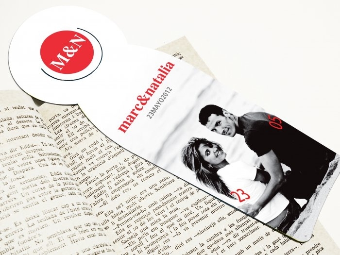 Invitación de boda - PUNTO DE LIBRO FOTO Invitación de boda - PUNTO DE LIBRO FOTO