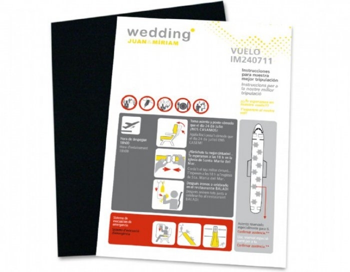 Invitación de boda - EMERGENCY PLAN Invitación de boda - EMERGENCY PLAN
