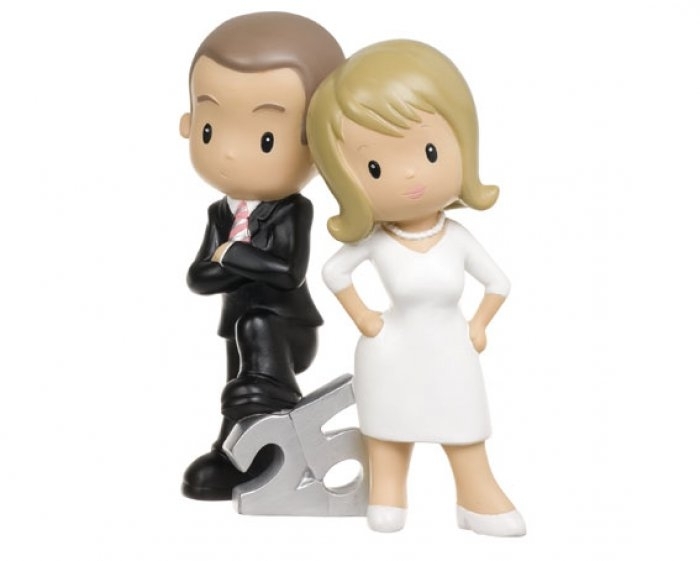 Figura de tarta - NOVIOS 25 ANIVERSARIO ref 122602 Figura de tarta - NOVIOS 25 ANIVERSARIO ref 122602