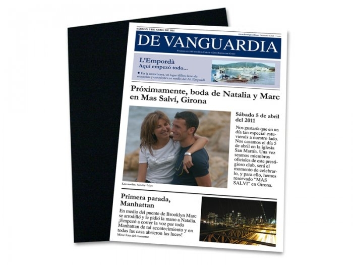 Invitación de boda - DE VANGUARDIA Invitación de boda - DE VANGUARDIA