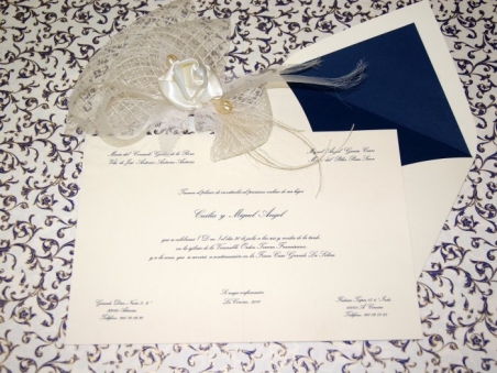 Invitación de boda - CLÁSICA 4311 Doble