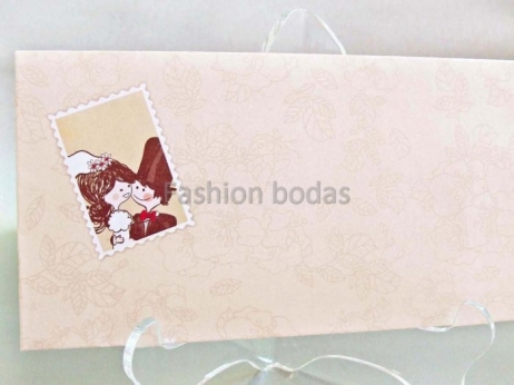 Invitación de boda - NOVIO CORRIENDO   (CARD 32802C)