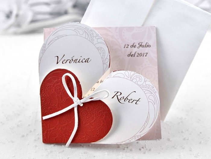 Invitación de boda - CORAZON (CARD 32826) Invitación de boda - CORAZON (CARD 32826)